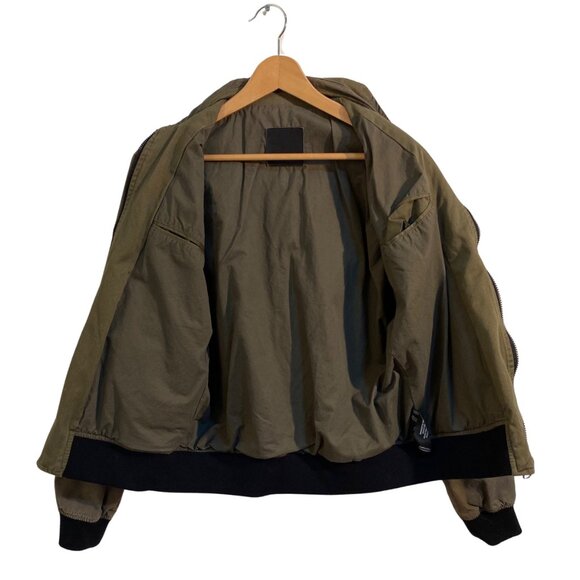 BLANKNYC Army Green Men’s Cotton Utility Jacket w/ Zip, Pockets, Collar Sz. S - Picture 3 of 10